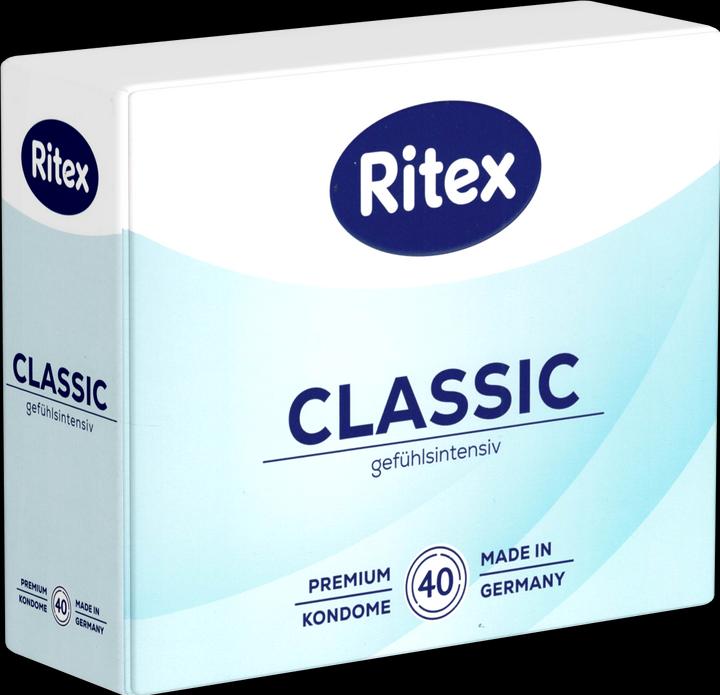 Produktbild Ritex Classic» 40 gefühlsintensive Kondome, ohne Latexgeruch (40 Stk.)