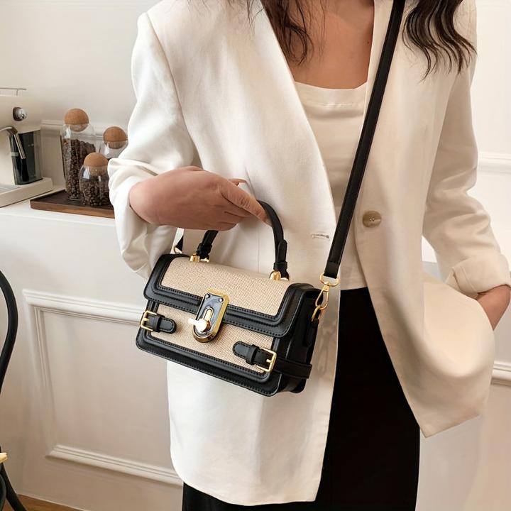 Image du produit Only-Bags.Store Vintage Flap Crossbody Bag, sac à bandoulière rétro, sac à main mode & Satchel Purse