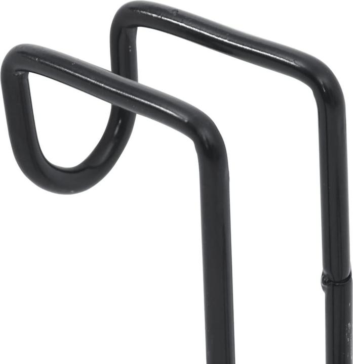 Produktbild VidaXL Trensenhalter 3Stk. Zaumhaken Trensenaufhänger Trensenhaken Schwarz Stahl