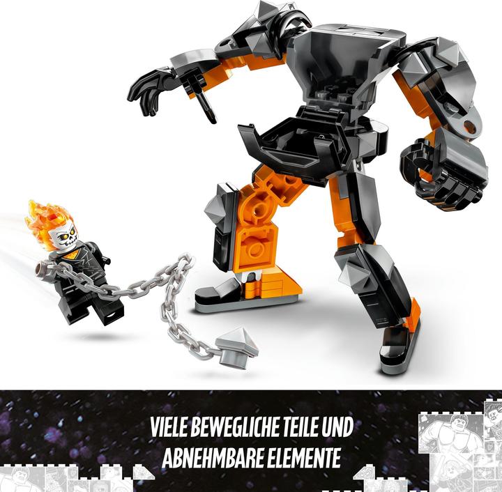 Produktbild LEGO Ghost Rider mit Mech & Bike (76245, LEGO Marvel)