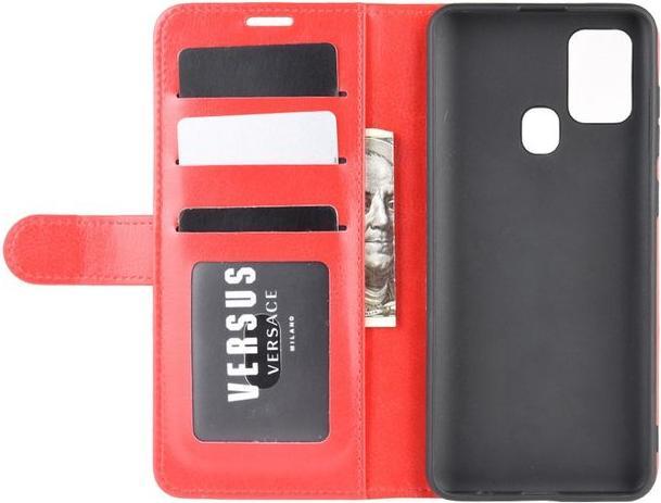 Actual product image MU Classic Crazy Horse Leather Bookcover Series (Samsung Galaxy A21s)