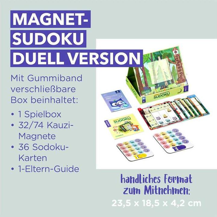 Label énergétique mierEdu Jeu - Kit de bataille magnétique Sudoku (starter) - (ME332) (Allemand, Anglais, Français, Italien)