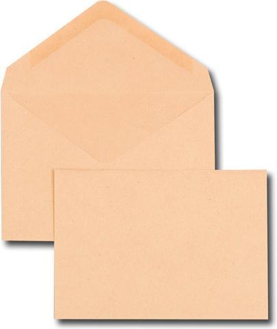 Produktbild GPV Briefumschl„ge, C6, 114 x 162 mm, gummiert, hellbraun (114 x 162 mm, 500 x)
