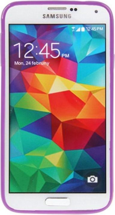 Produktbild König Design Schutzhülle TPU Case für Handy Samsung Galaxy S5 / S5 Neo Lila / Violett (Samsung Galaxy S5, Samsung Galaxy S5 Neo)