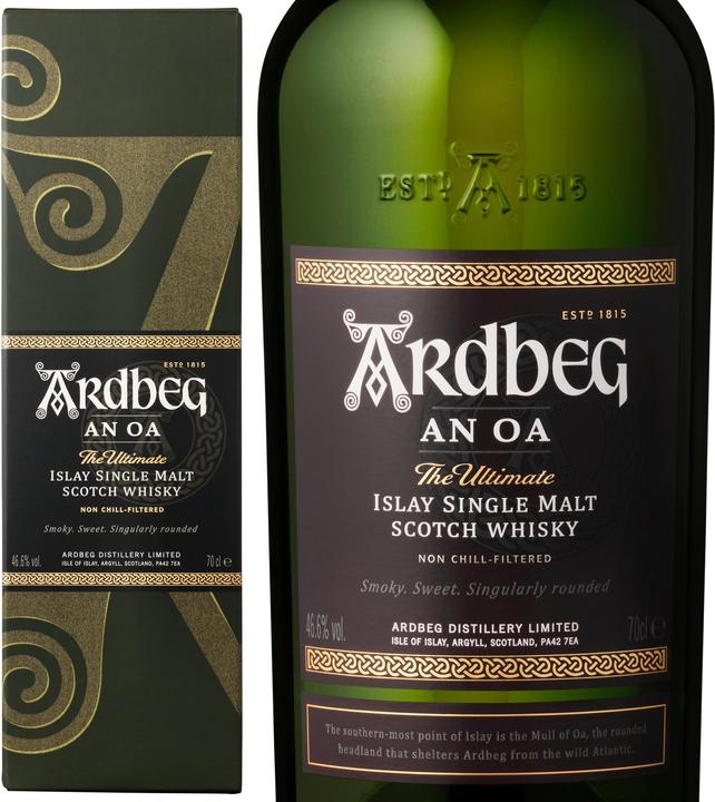 Image du produit Ardbeg À Oa (Single Malt, Scotch Whisky, 1 x 70 cl)