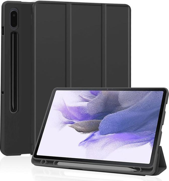 Image du produit Techsuit - Flex Trifold (with Pencil Holder) - Samsung Galaxy Tab S7 FE - Black (Galaxy Tab S7 FE)