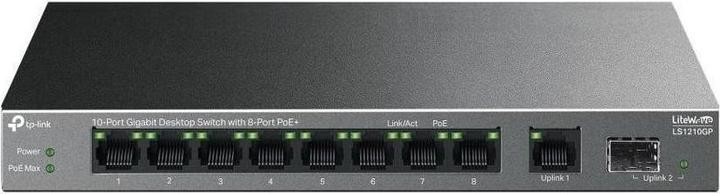 Immagine prodotto TP-Link LS1210GP - Switch Gigabit PoE (10 porte)