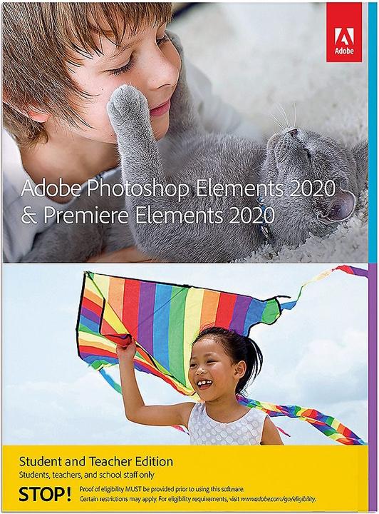 Produktbild Adobe Photoshop Elements 2020 & Premiere Elements 2020 Student/Teacher (Nachweis erforderlich) (1 User, unbegrenzt)