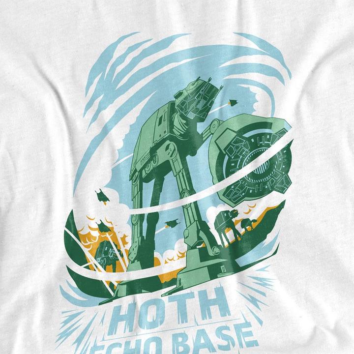 Actual product image Star Wars Unisex Adult Echo Base Attack T-Shirt (M)
