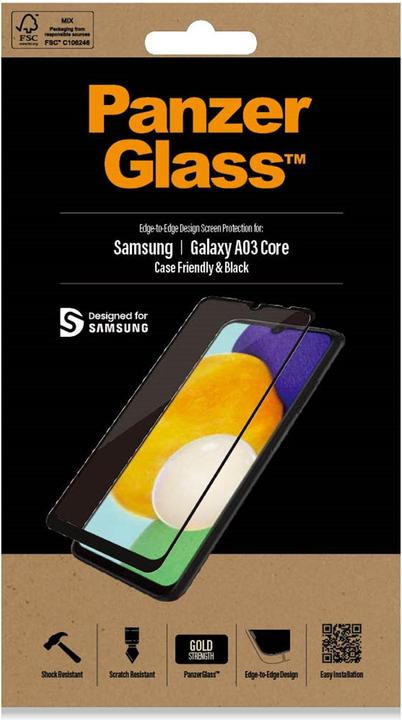 Productafbeelding PanzerGlass Zaakvriendelijk (1 Stuk, Samsung Galaxy A03 kern, Samsung Galaxy A13 5G, Samsung Galaxy A04S)