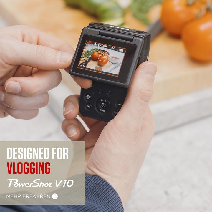 Image du produit Canon PowerShot V10 Kit de vlogging avancé (20.90 Mpx, 30p)