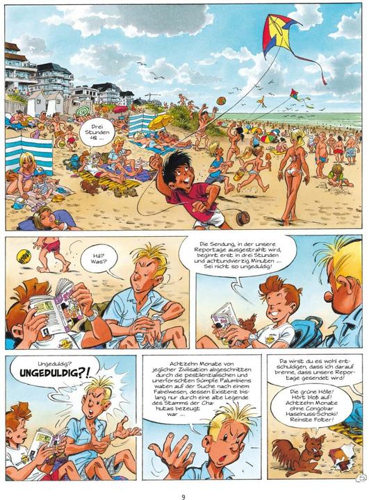 Actual product image Spirou and Fantasio Special 42: Spirou and the Blue Gorgon (German, Dany, Yann)