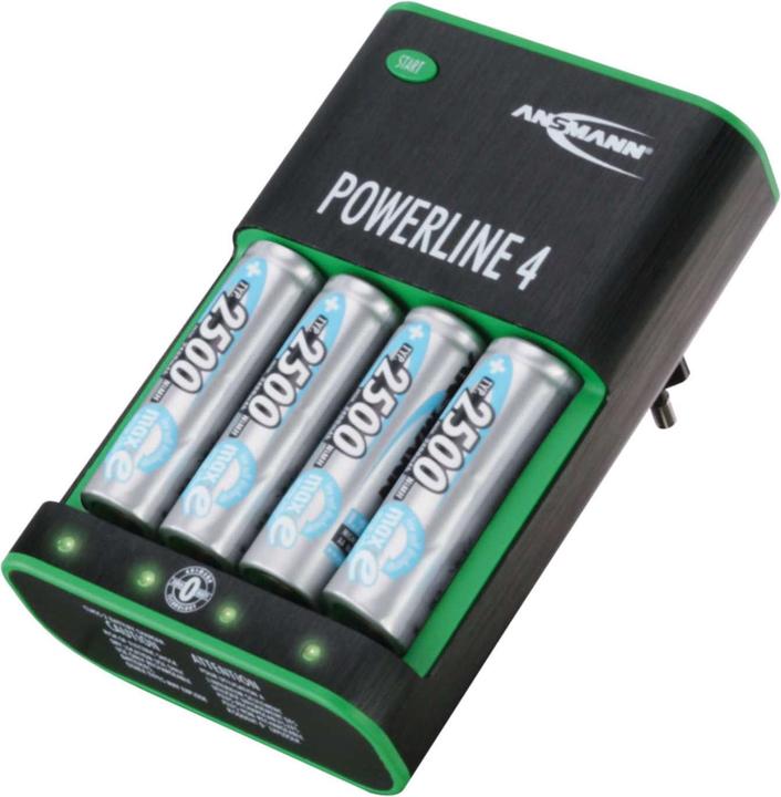 Produktbild Ansmann Powerline 4 Zero Watt (Ladegerät ohne Akku)