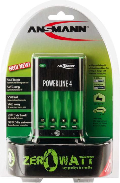 Produktbild Ansmann Powerline 4 Zero Watt (Ladegerät ohne Akku)