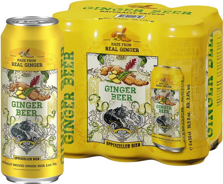 Produktbild Appenzeller Bier Ginger-Beer (6 x 50 cl)