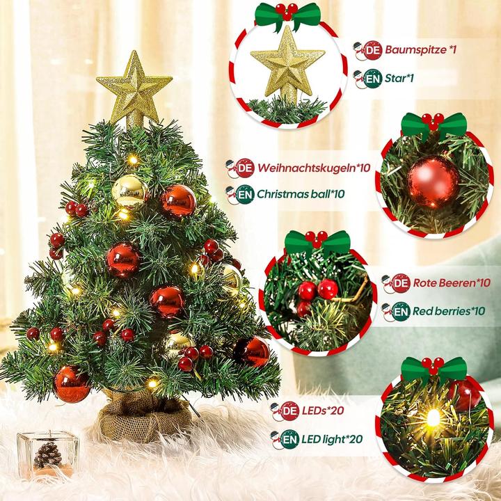 Immagine prodotto Yorbay Mini albero di Natale