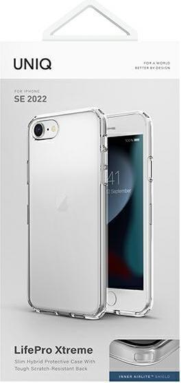 Produktbild Uniq etui LifePro Xtreme iPhone SE 2022 / SE 2020 /7/8 przezroczysty/clear (Apple iPhone 7, Apple iPhone SE, Apple iPhone 8)