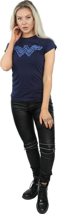 Immagine prodotto Wonder Woman Pattern Fill Logo Maglietta Donna (XL)