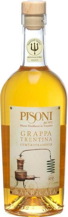Actual product image Pisoni Grappa Trentina Gewürztraminer Barricata