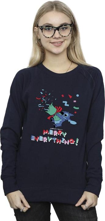 Immagine prodotto Disney Lilo And Stitch Stitch Merry Everything Felpa Donna (XL)