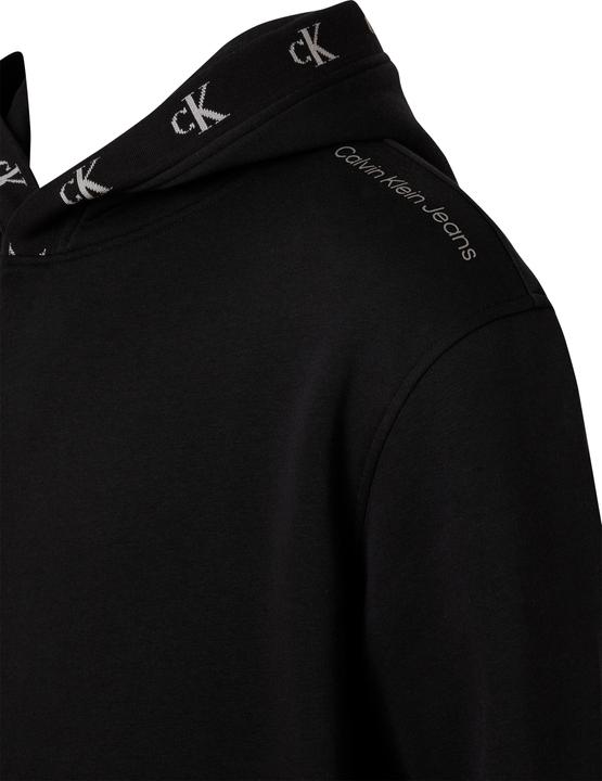 Produktbild Calvin Klein Jeans LOGO JACQUARD HOODIE, schwarz(black), Gr. L (L)