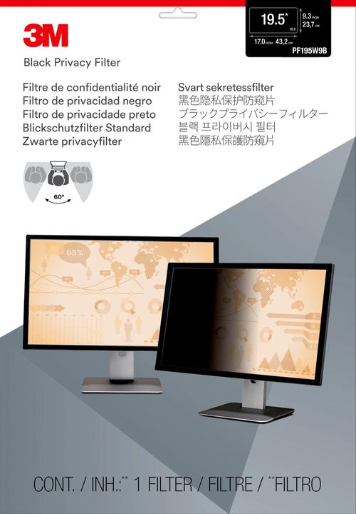 Immagine prodotto 3M Filtro privacy nero per (4040.20", 16 : 9)