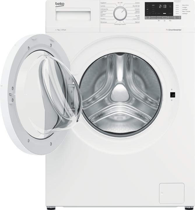 Image du produit Beko WUX71232WI-IT Lave-linge Installation gratuite Chargement frontal 7 kg 1200 tr/min D Blanc (7 kg, Gauche)