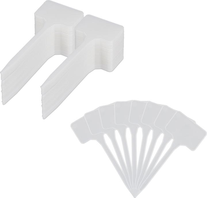 Actual product image Relaxdays Plant Labels, Pack of 100 (0.20 cm, 5.50 cm)