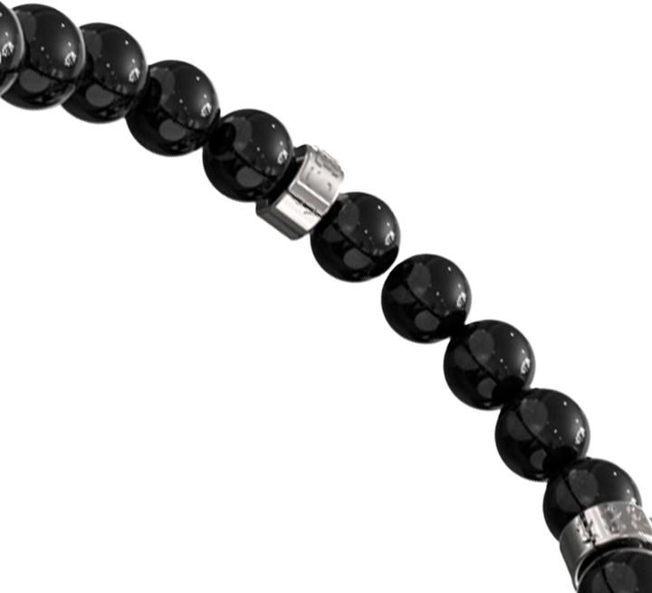 Produktbild Guess CARBON FIBER BEADS BRACELET Armband (18.50 cm, Edelstahl)