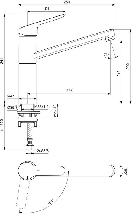 Immagine prodotto Ideal Standard Rubinetto da cucina BC135AA