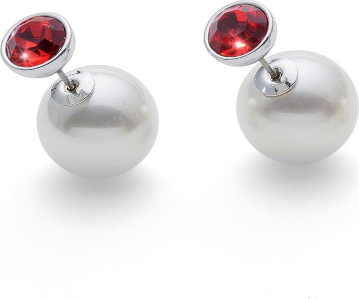 Actual product image Oliver Weber Collection Stud earrings Twice 22572R SCA (Rhodium)