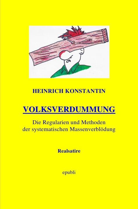 Label énergétique Abrutissement Du Peuple (Henri Constantin, Allemand)