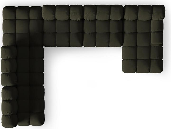 Actual product image Micadoni Modular Panoramic Left Corner Sofa, "Bellis", 7 Seats, 376x282x70Made in Europe (Sofa landscape)
