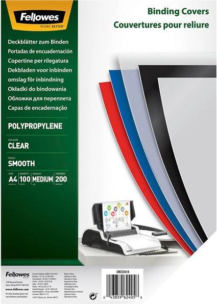 Actual product image Fellowes Earth cover sheet A4 transparent