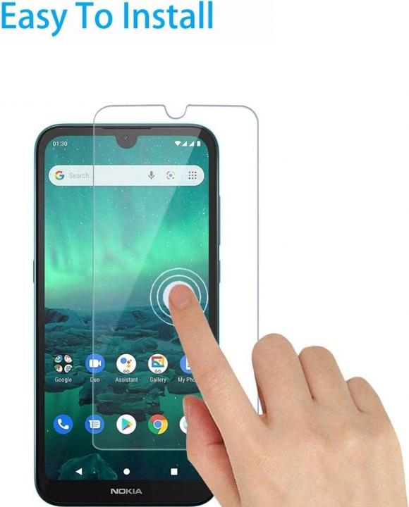 Actual product image Screenguard Nokia 1.3 Protective Glass Film Case Friendly Design (1 Piece, Nokia 1.3)