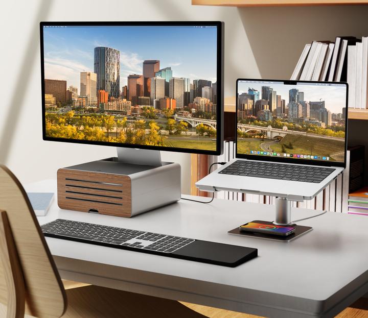 Actual product image TwelveSouth HiRise Pro for iMac Silver
