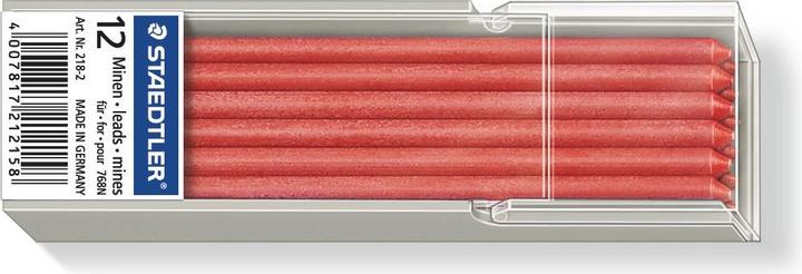 Actual product image Staedtler Lumocolor omnichrome 218 non-permanent refill (Red, 3 mm, 12 x)