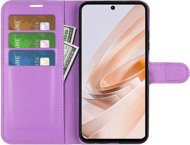 Produktbild MU Classic Litchi Leder Bookcover Series (Xiaomi Redmi 13C 5G, Xiaomi Redmi Note 13 4G)