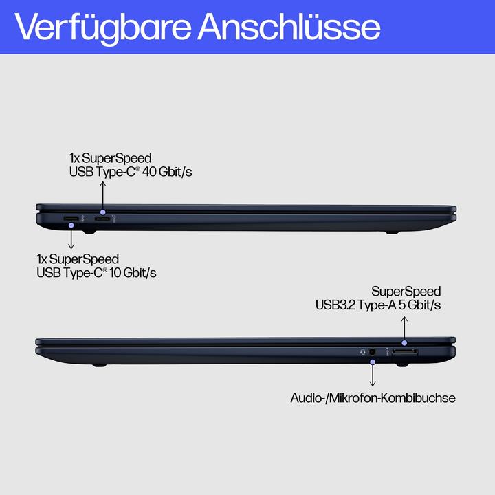 Productafbeelding HP EliteBook Ultra G1q (14", Snapdragon X Elite X1E-78-100, 16 GB, 1000 GB, NL)