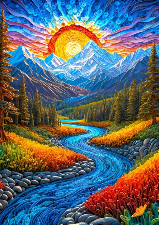 Image du produit Enjoy Puzzle Puzzle 1000 pièces - Paysage du lever du soleil (1000 pièces)