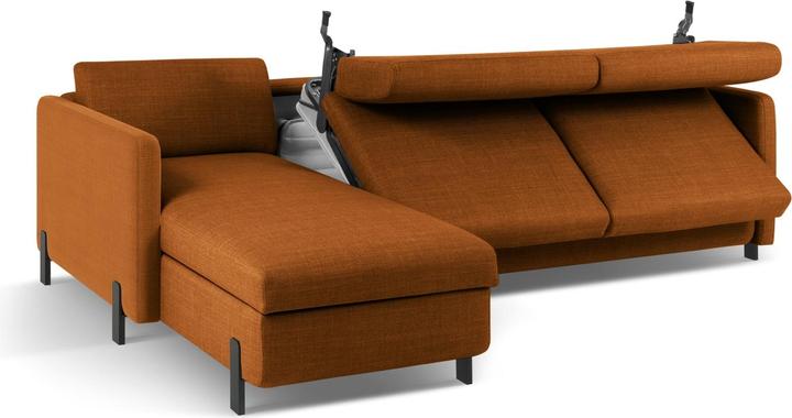 Actual product image Micadoni Left Corner Sofa With Bed Function And Box, "Gloria", 4 Seats, 260x170x80Made in Europe (Corner sofa)