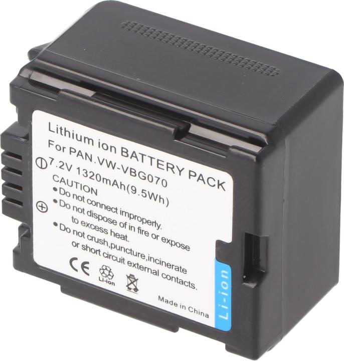 Actual product image AccuCell Battery Panasonic VW-VBG070