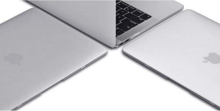 Produktbild Tech-Protect SmartShell Hülle für MacBook Air 13" M2 / M3 / 2022-2024 - transparent und glitzer (13", Apple)