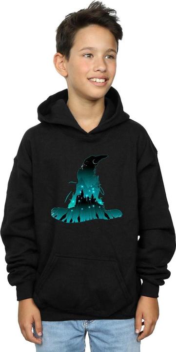 Immagine prodotto Hogwarts Silhouette Felpa con Cappuccio Ragazzi (152, 158)