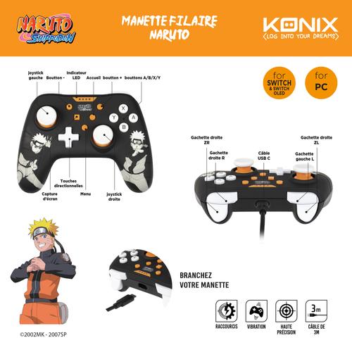 Immagine prodotto Konix Naruto Gamepad (PC, Switch)