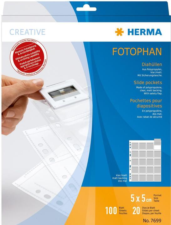Actual product image HERMA Slide covers (5 x 5 cm)