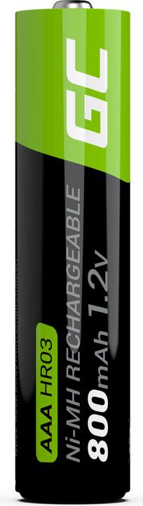 Productafbeelding GreenCell GR08 - Oplaadbare batterij - AAA - nikkelmetaalhydride (NiMH) - 1,2 V - 2 st. (2 Pcs., AAA, 800 mAh)