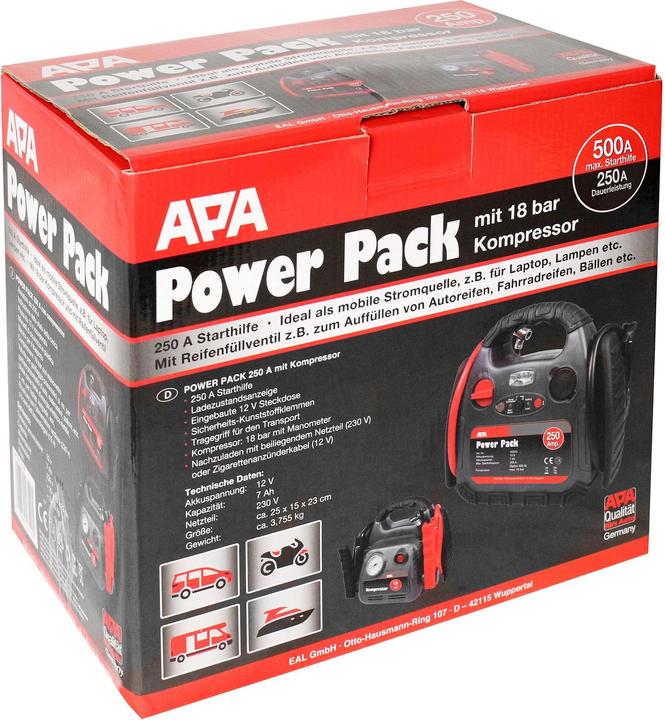 Immagine prodotto APA Powerpack 16540 (500 A, 7000 mAh)