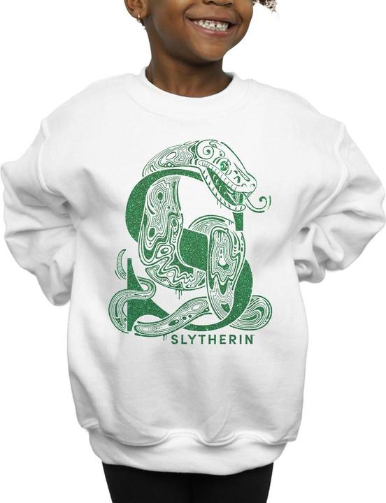 Immagine prodotto Slytherin Glitter Felpa Ragazze (116)