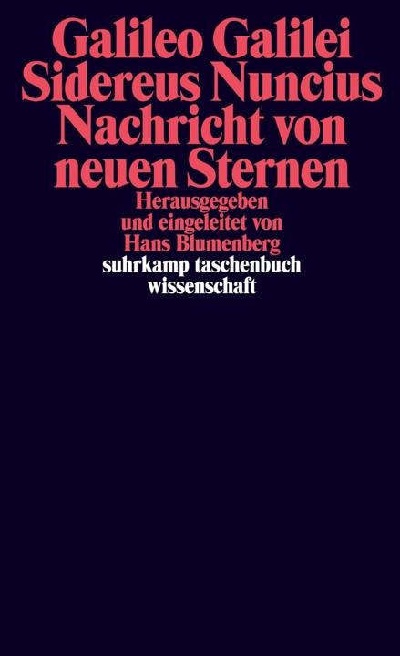 Produktbild Sidereus Nuncius. Nachricht von neuen Sternen (Deutsch, Galileo Galilei, 1980)
